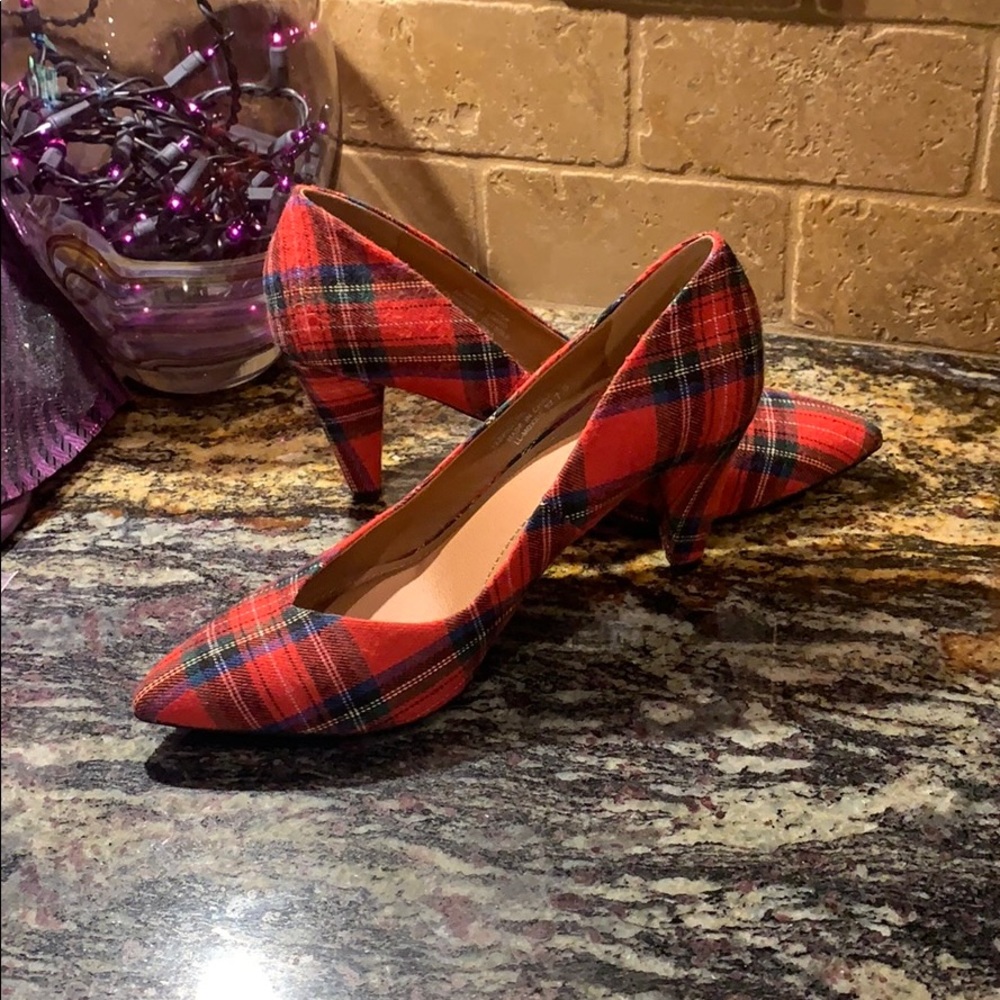 Vintage Plaid Forever 21 Heels